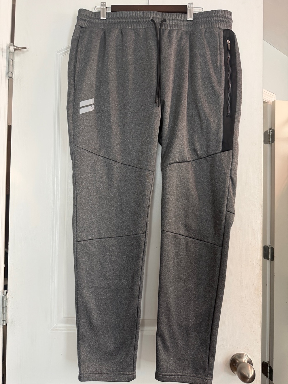Hurley Men's Charcoal Gray Tech Joggers